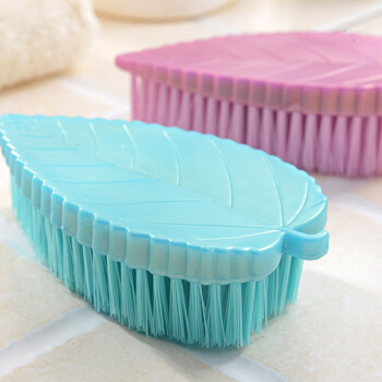 開普特 樹葉洗衣刷子鞋刷多用途清潔刷塑料地板清洗刷 WH-2201